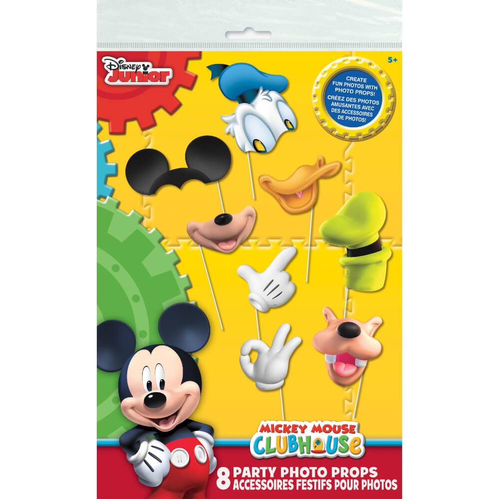 Photo Booth Props 8ct, Mickey&#39;s Clubhouse 