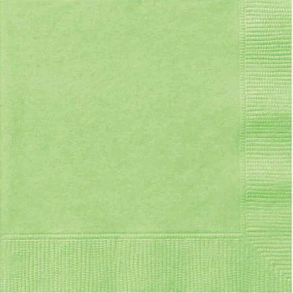 Apple Green Solid Beverage Napkins, 20ct 