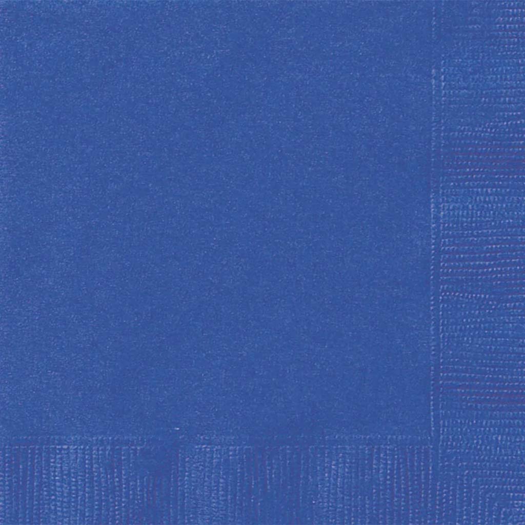 True Navy Blue Solid Beverage Napkins, 20ct 