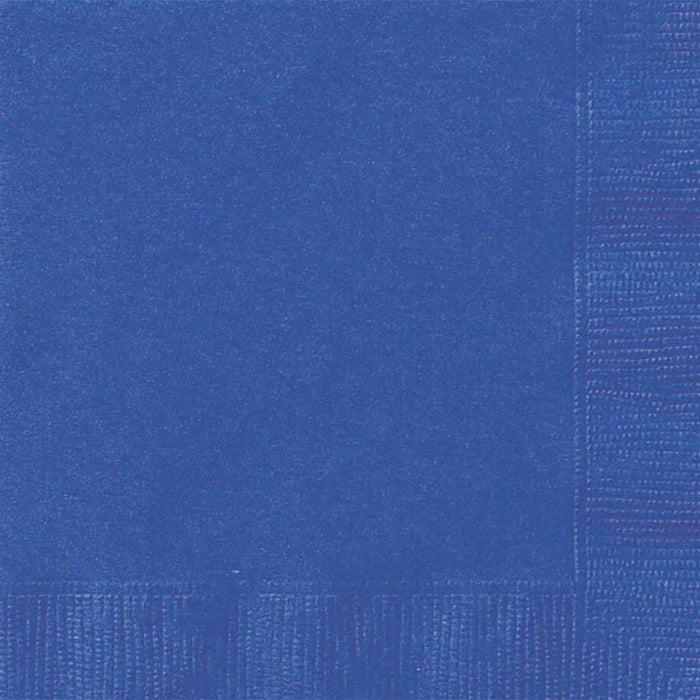 True Navy Blue Solid Beverage Napkins, 20ct 