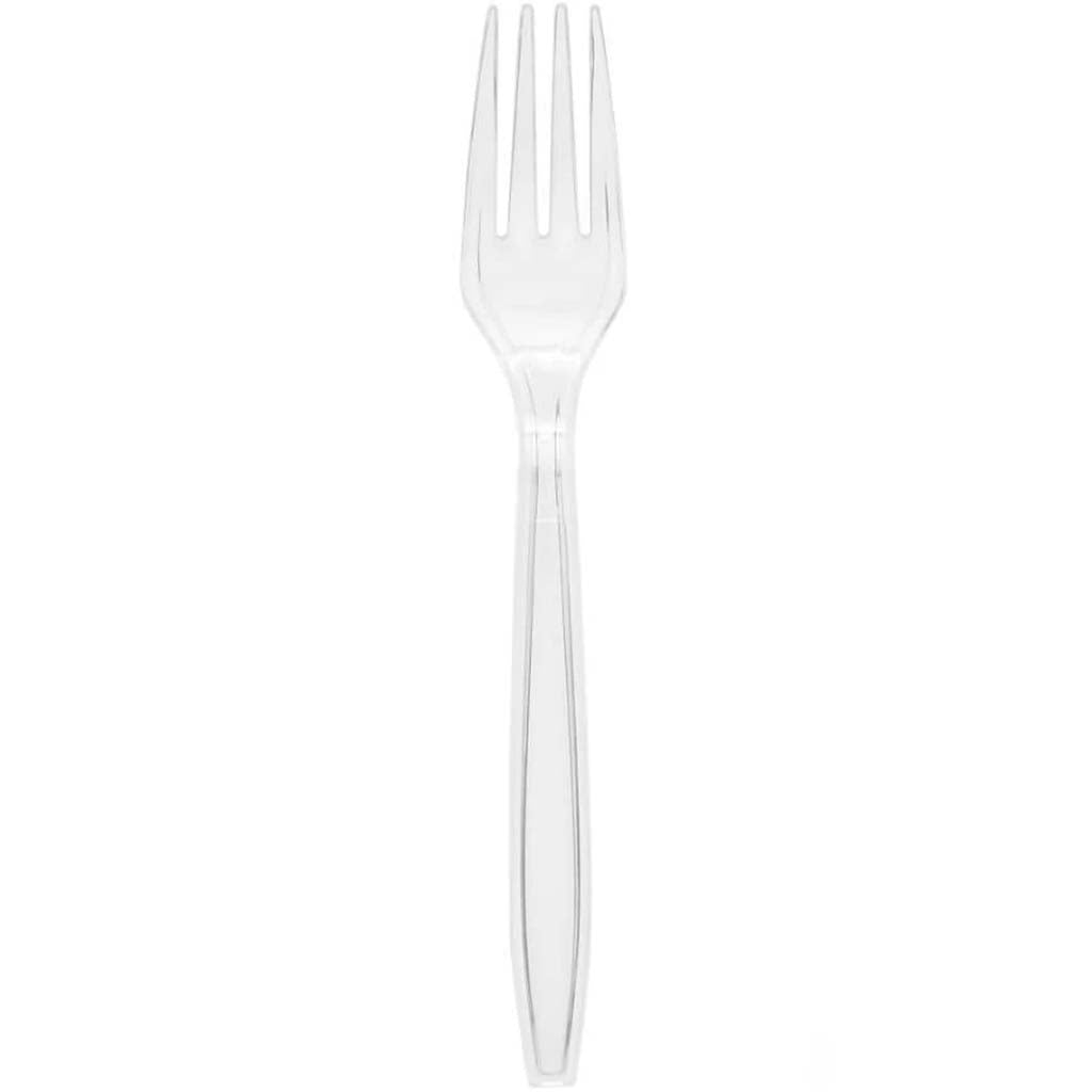 Plastic Forks 24ct, Clear 