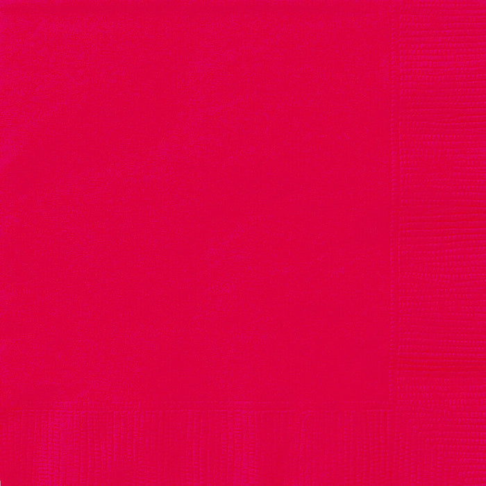 Ruby Red Solid Lunch Napkins, 20ct 