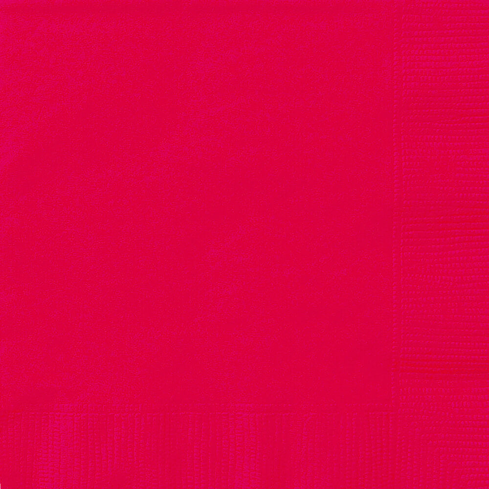 Ruby Red Solid Lunch Napkins, 20ct 