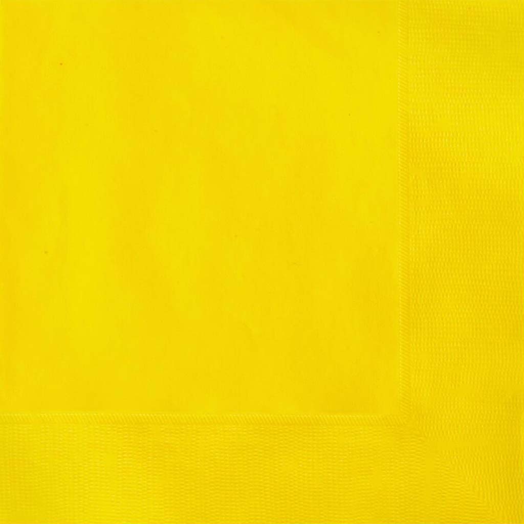 Sunflower Yellow Solid Lunch Napkins, 20ct 