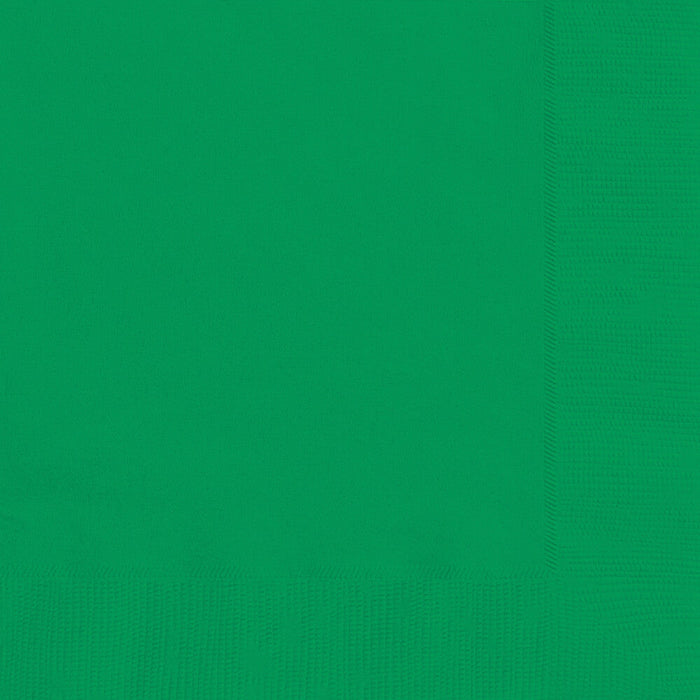 Emerald Green Solid Lunch Napkins, 20ct 