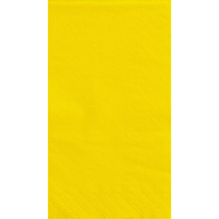 Guest Towels 20ct, Sunflower Yellow Solid 