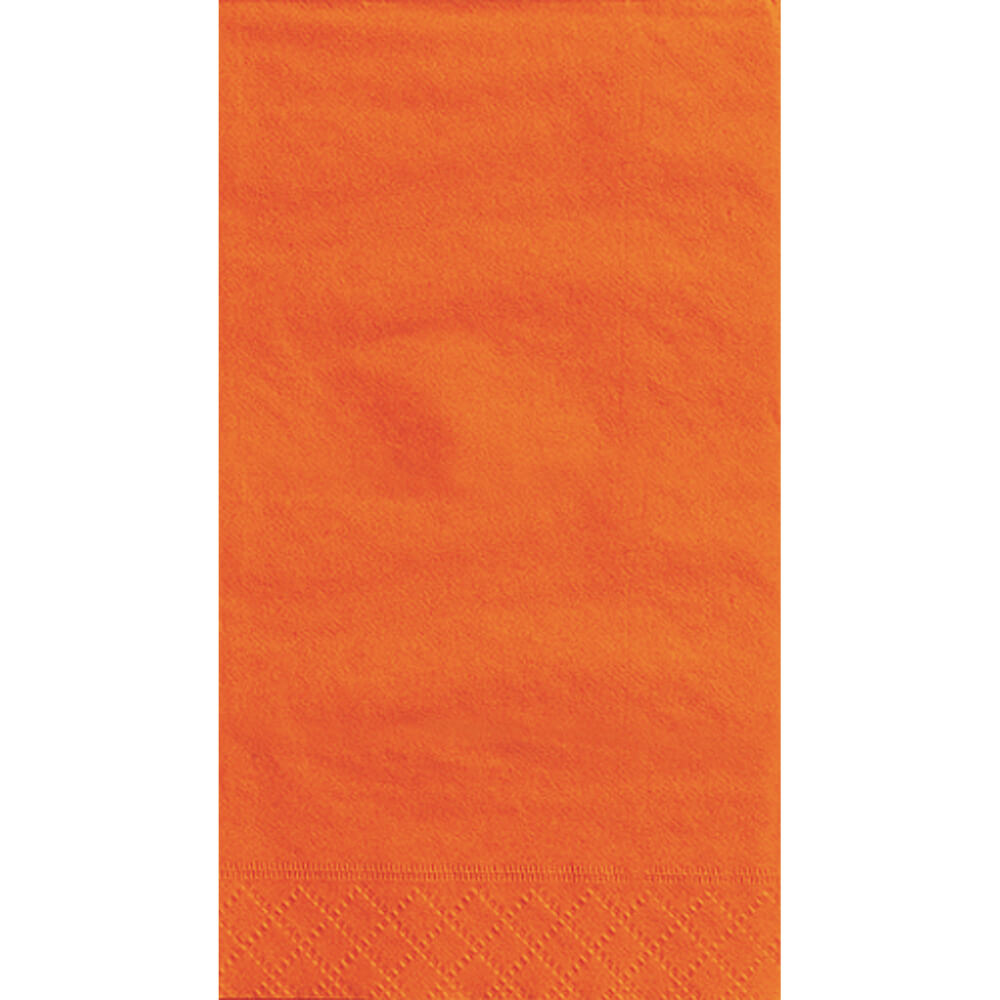 Guest Towels 20ct, Pumpkin Orange Solid 