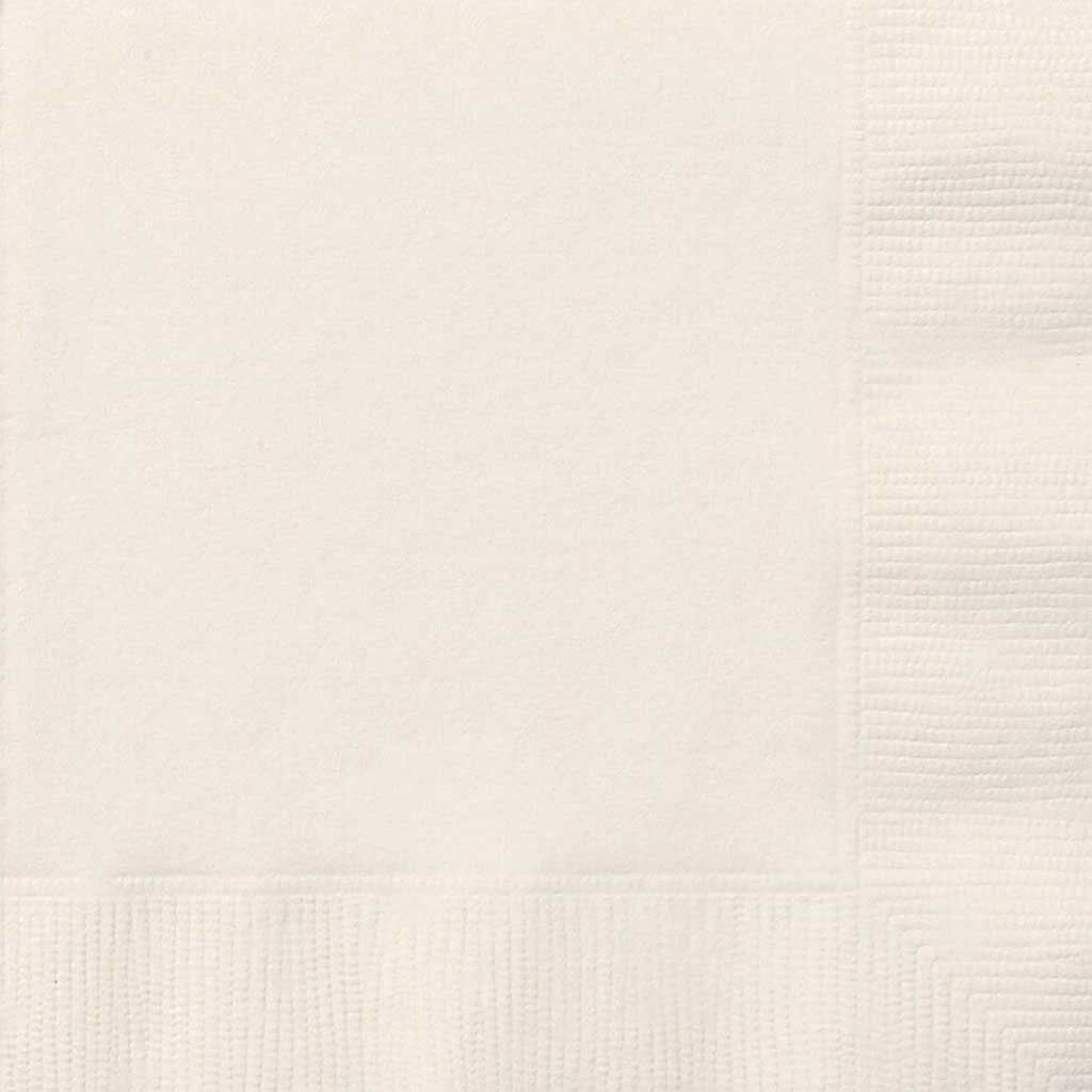 Ivory Solid Lunch Napkins, 20ct 