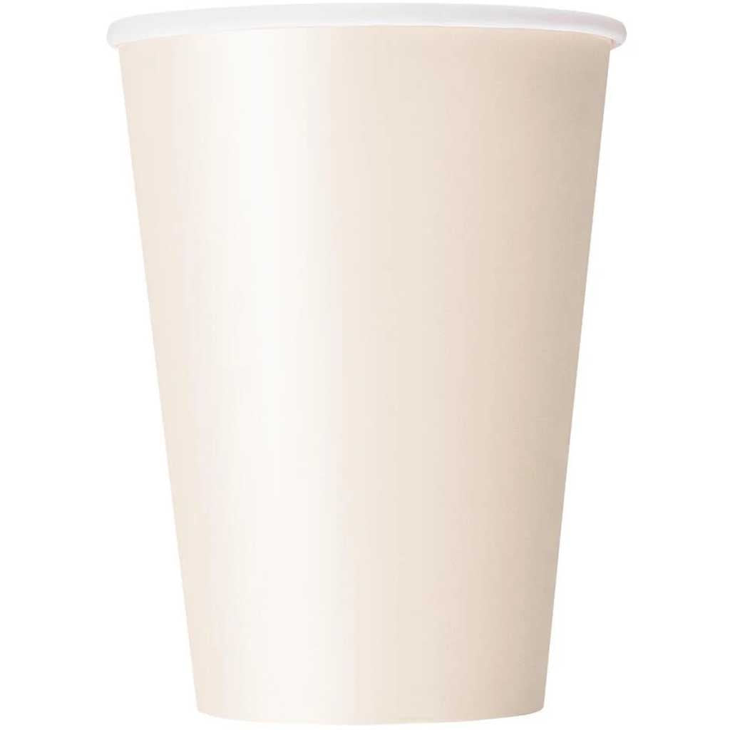 Ivory Solid 12oz Paper Cups, 10ct 