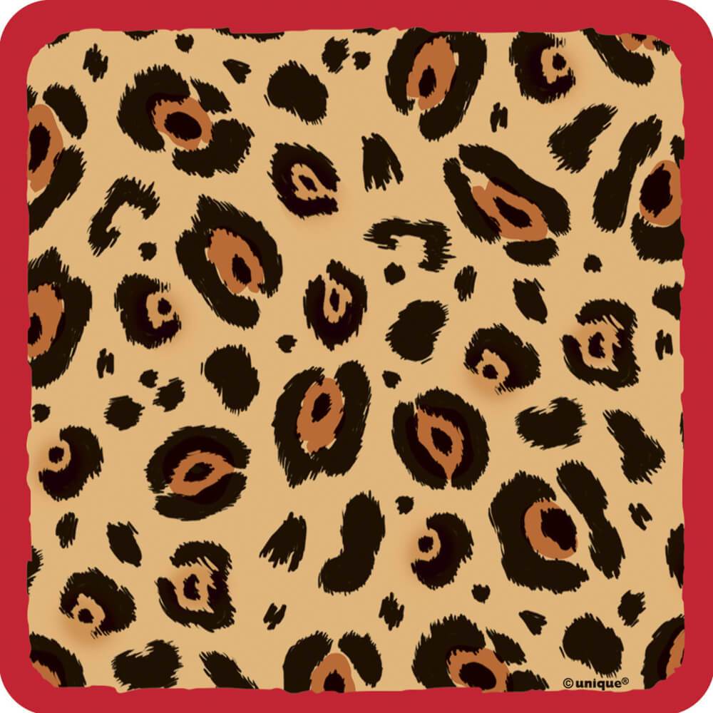 Cheetah Coasters, 8ct 