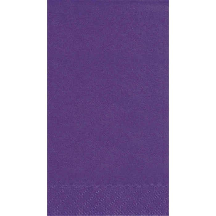 Guest Towels 20ct, Deep Purple Solid 