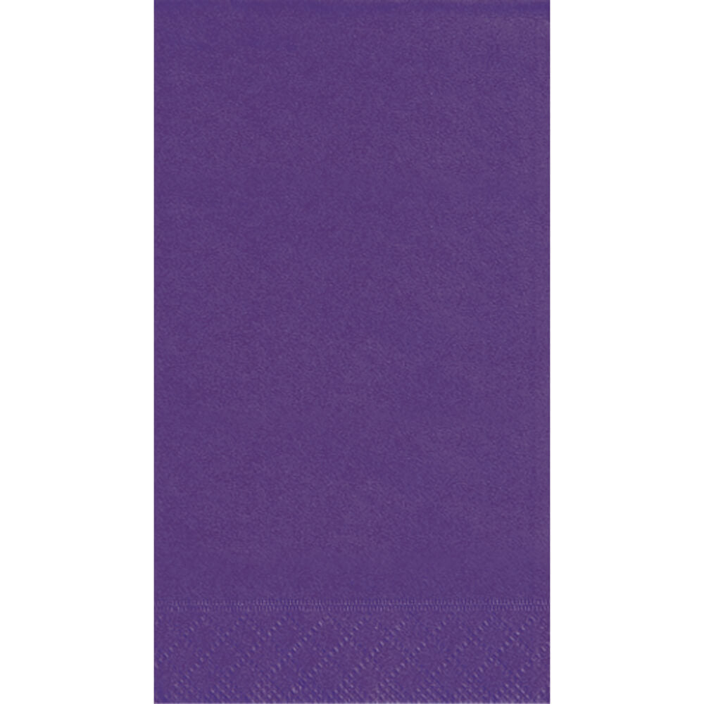 Guest Towels 20ct, Deep Purple Solid 