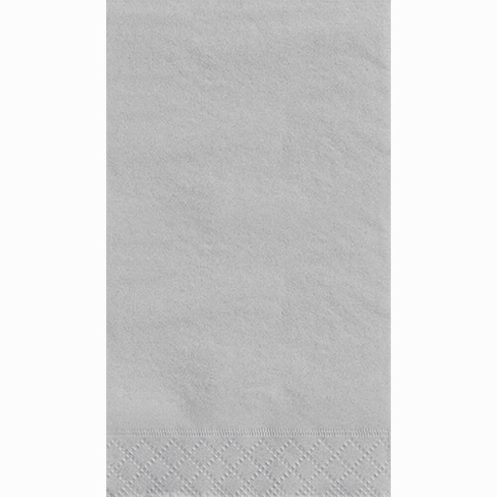 Guest Towels 20ct, Silver Solid 