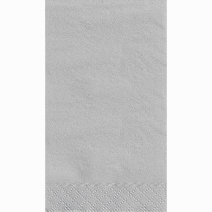 Guest Towels 20ct, Silver Solid 
