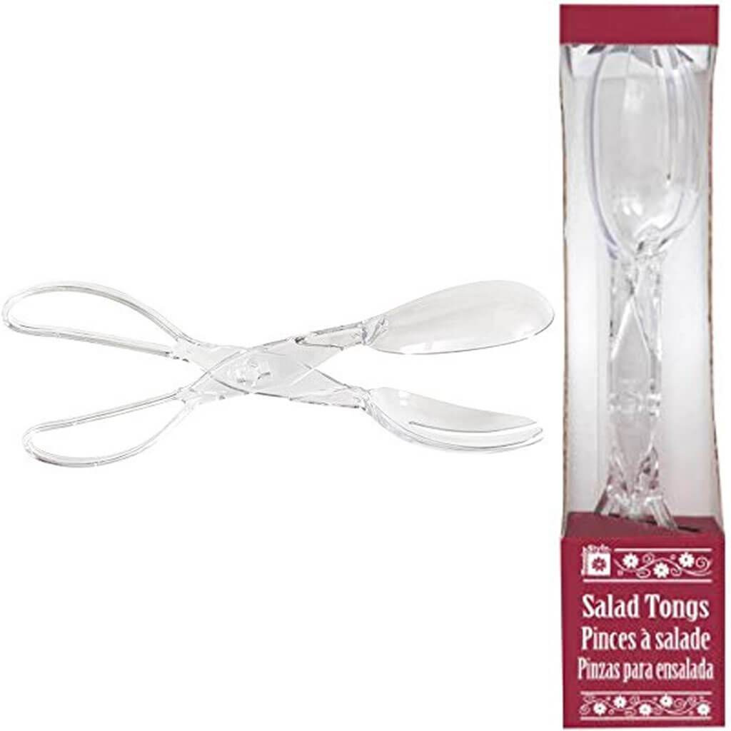 Clear Plastic Salad Tong
