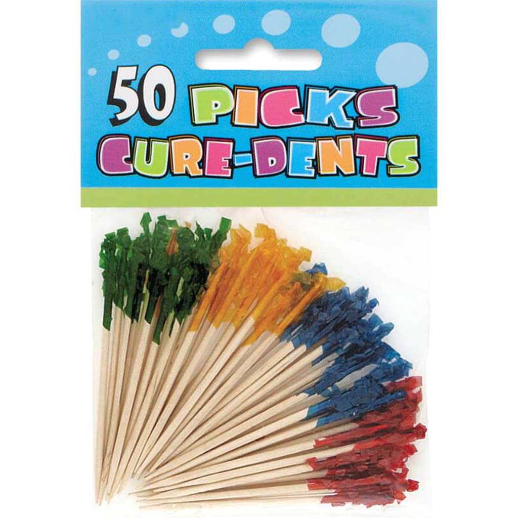 Frill Picks 50ct, Assorted 