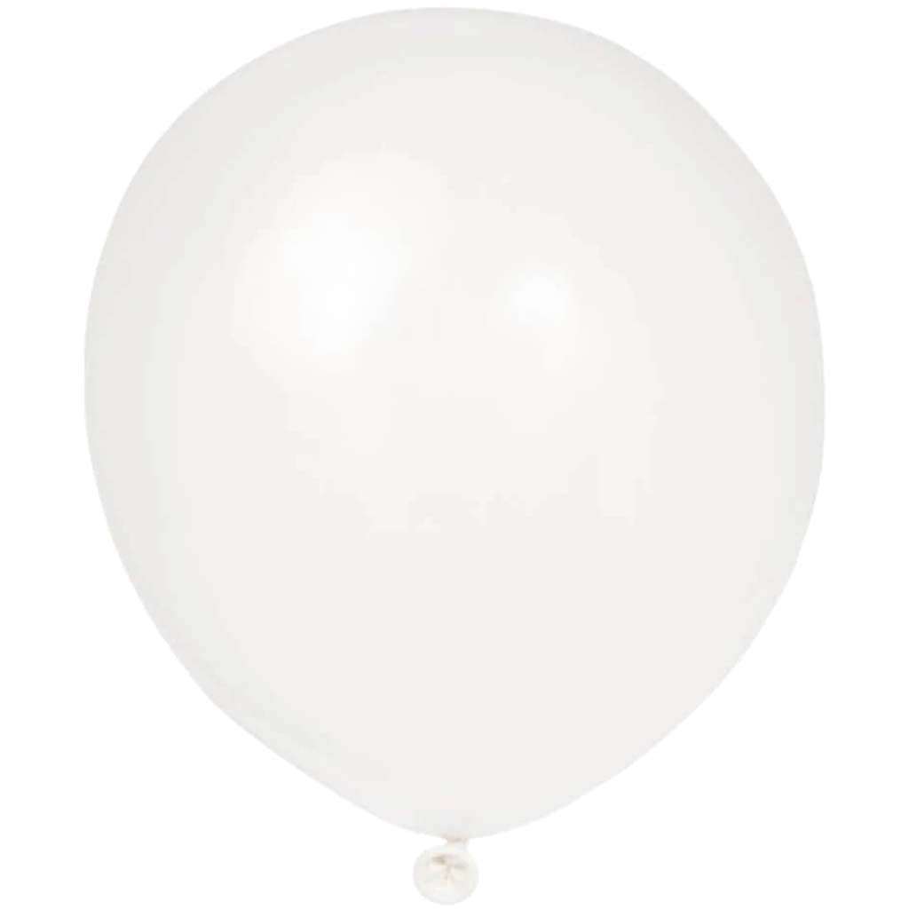 12in Latex Balloons, White