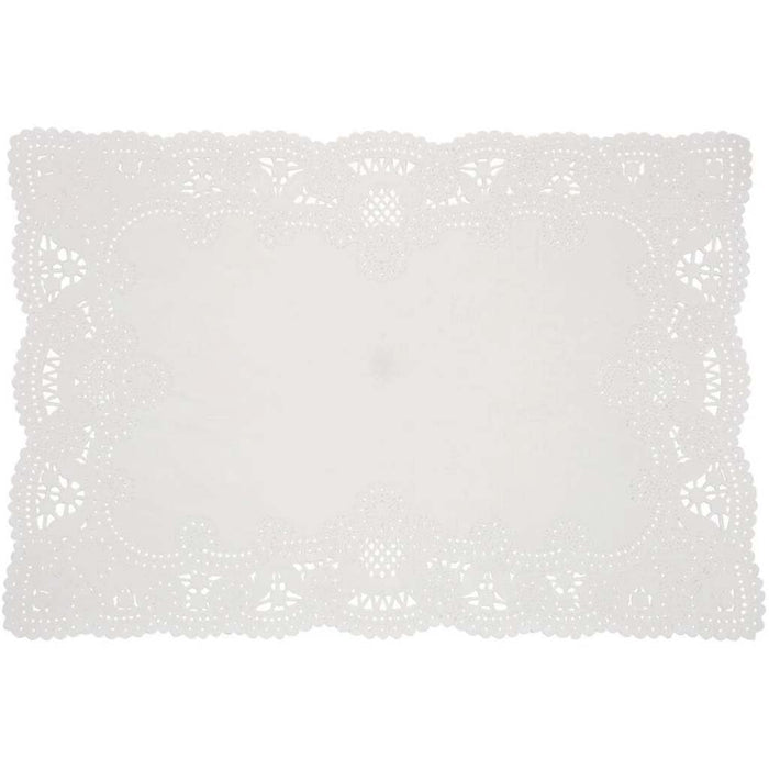 Placemat Doilies 8ct, White 