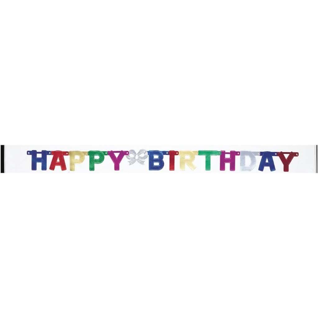 Deluxe Birthday Jointed Banner 