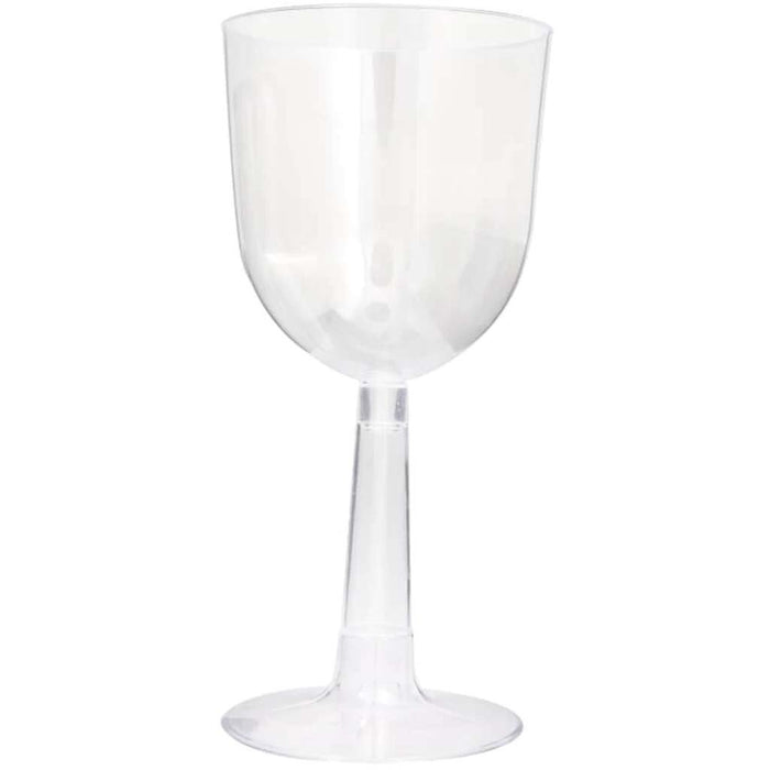 Wine Goblets 12oz 4ct, Premier Stylz Brand Clear Plastic 
