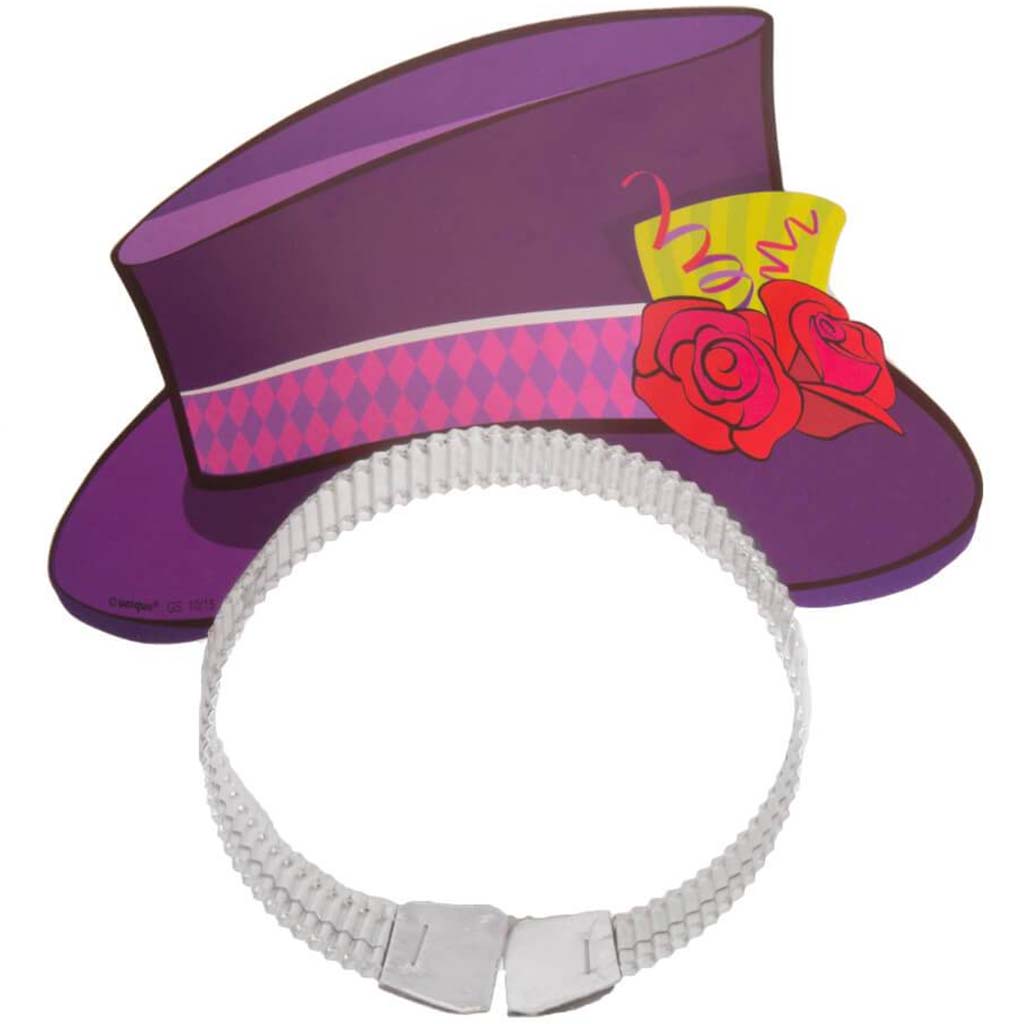 Party Top Hat Tiaras 4ct, Mad Hatter Tea 