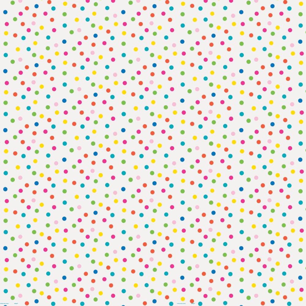 Gift Wrap 30in x 5ft Confetti Cake Birthday 