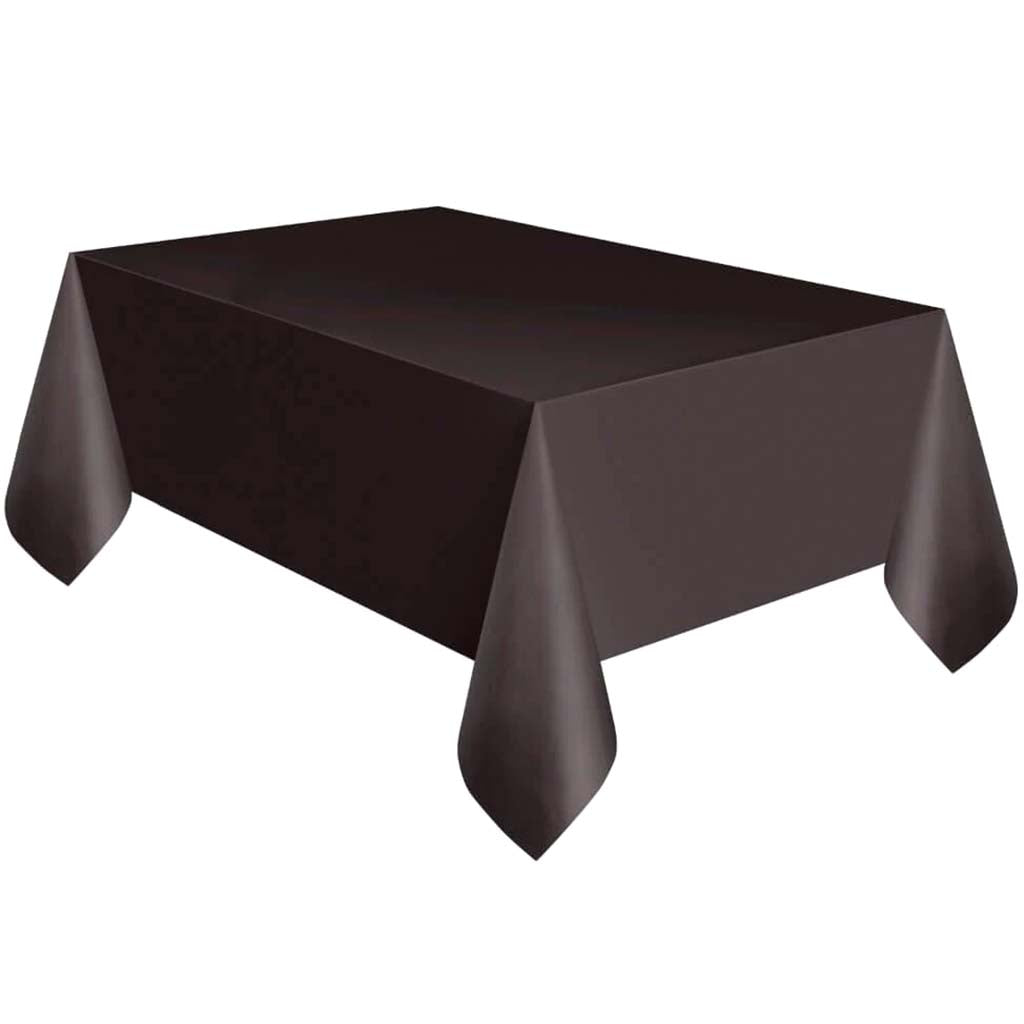 Rectangular Tablecover 54in x 108in, Black Solid 