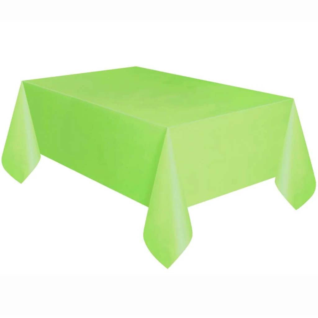 Lime Green Solid Rectangular Tablecover 54in x 108in, 