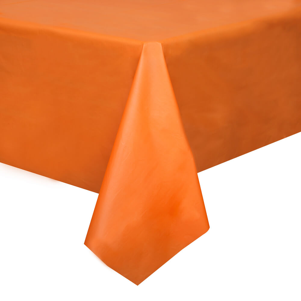 Rectangular Tablecover 54in x 108in, Orange Solid 