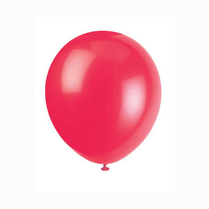 Latex Balloon 12in, Ruby Red