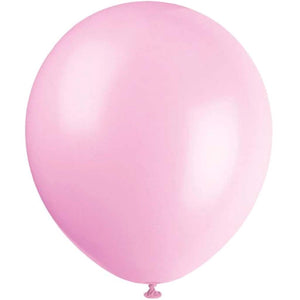 Latex Balloon 12in, Petal Pink 