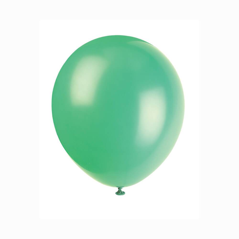 Latex Balloon 12in, Emerald Green 