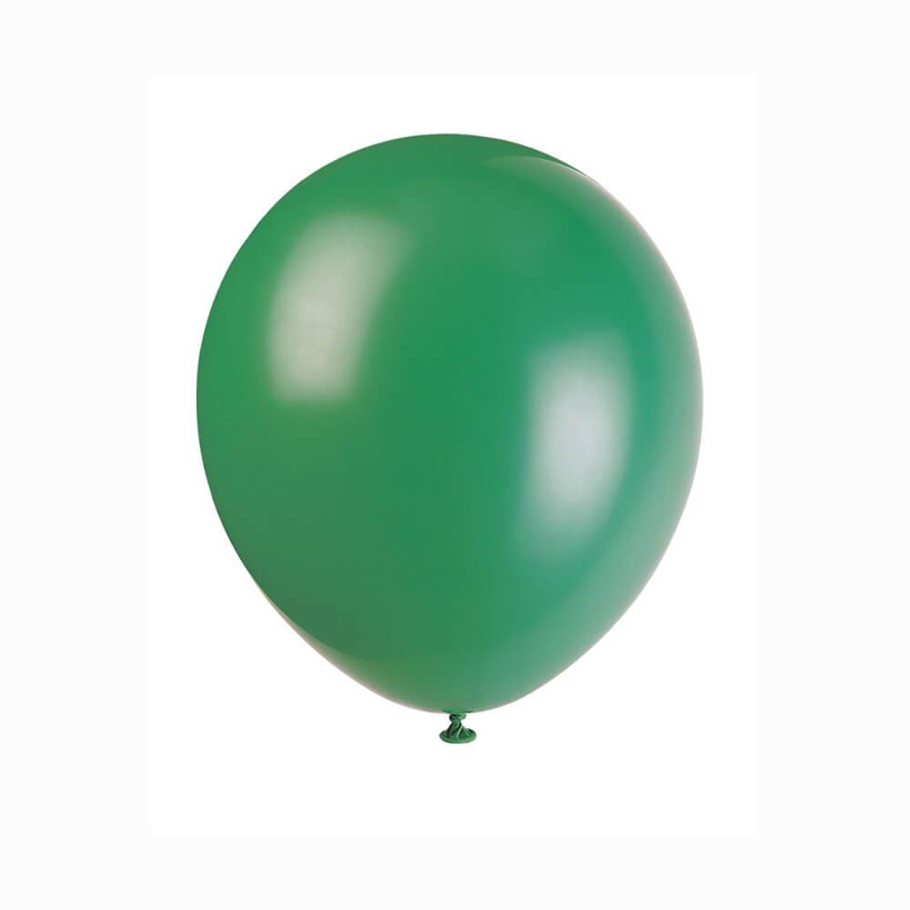 Latex Balloon 12in, Forest Green 