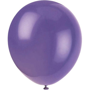 Latex Balloon 12in, Amethyst Purple 