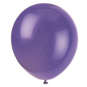Latex Balloon 12in, Amethyst Purple