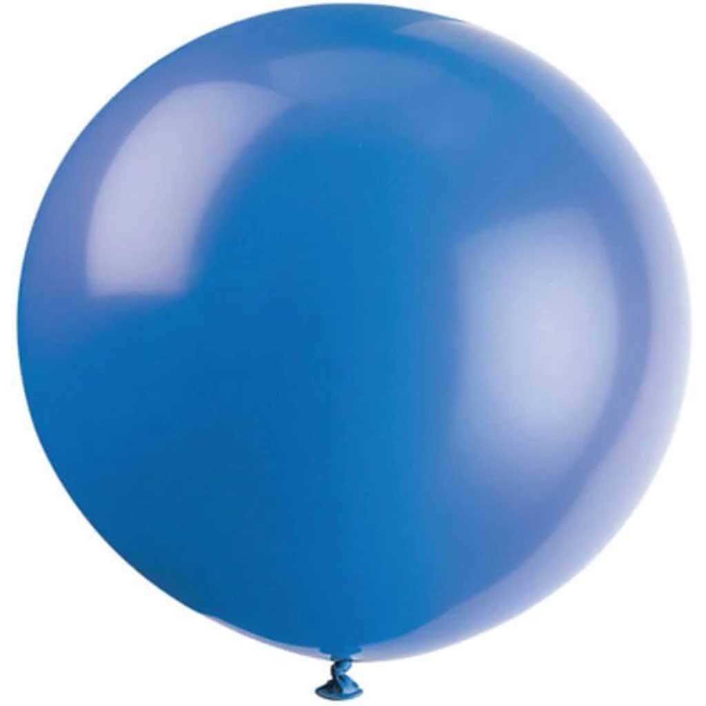 Evening Blue Premium Latex Balloons 36in 