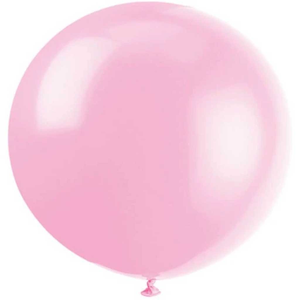 Powder Pink Premium Latex Balloons 36in 