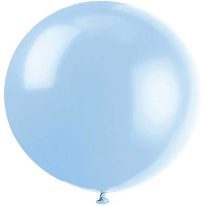 Cool Blue Premium Latex Balloons 36in 