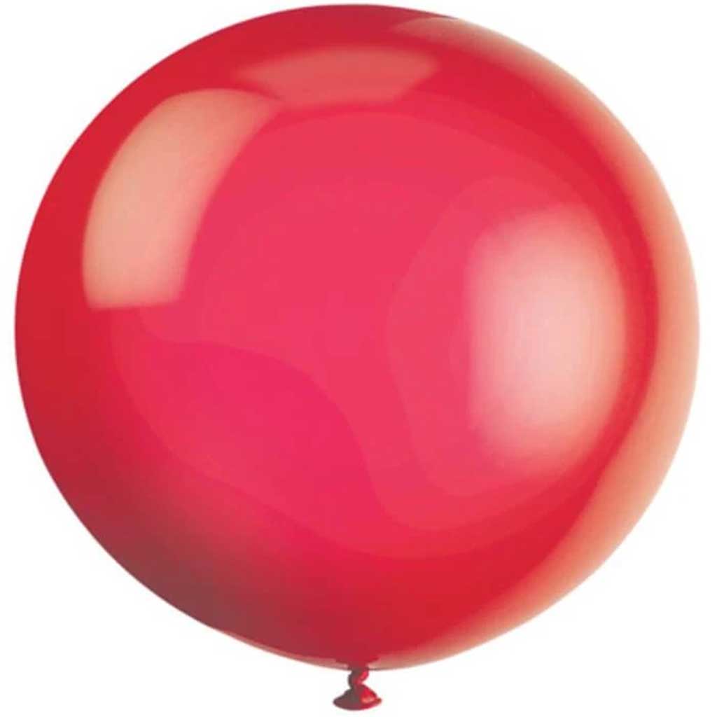 Scarlet Red Premium Latex Balloons 36in 