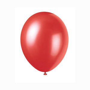 Latex Balloon 12in, Flame Red Pearlized