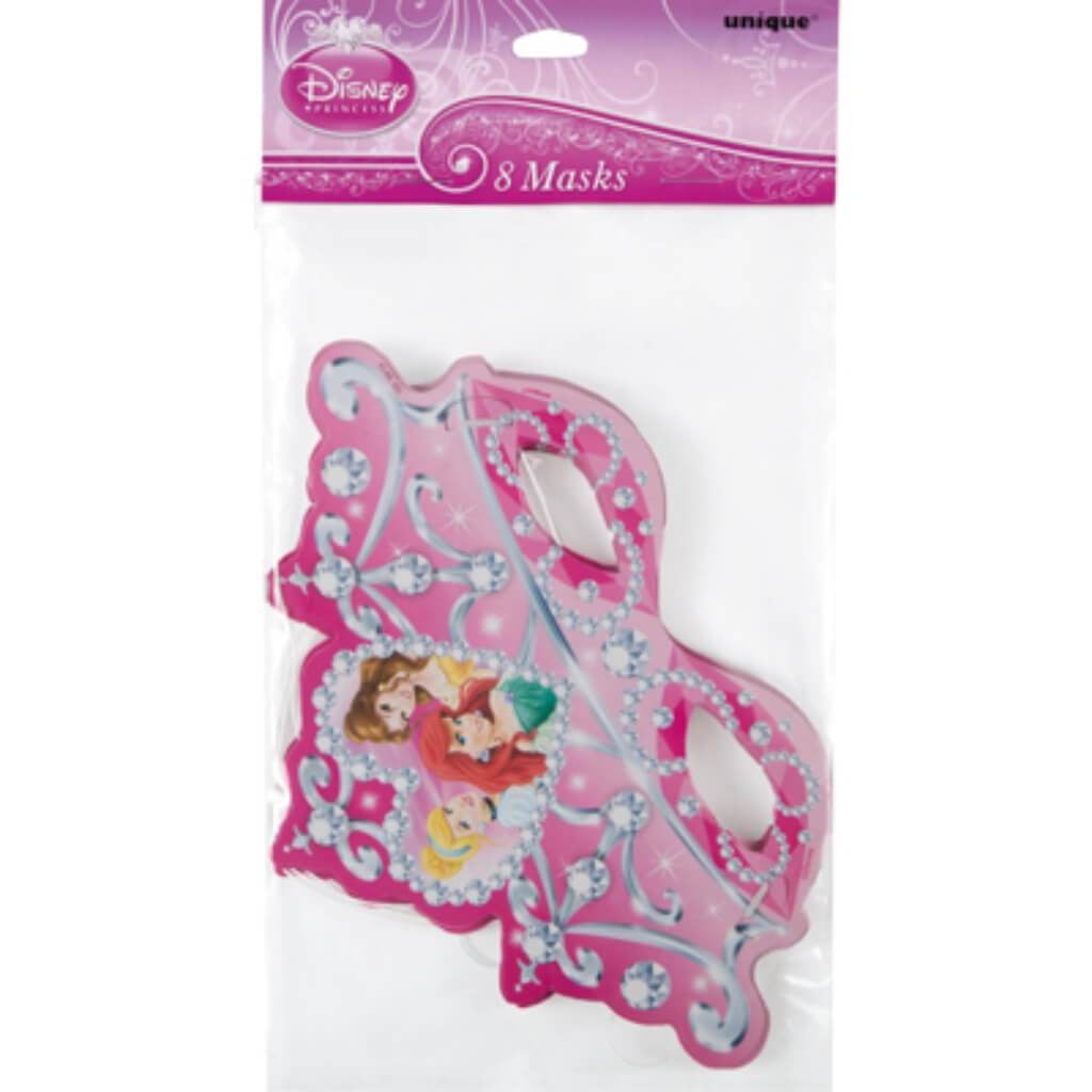 Party Masks 8ct, Princess 