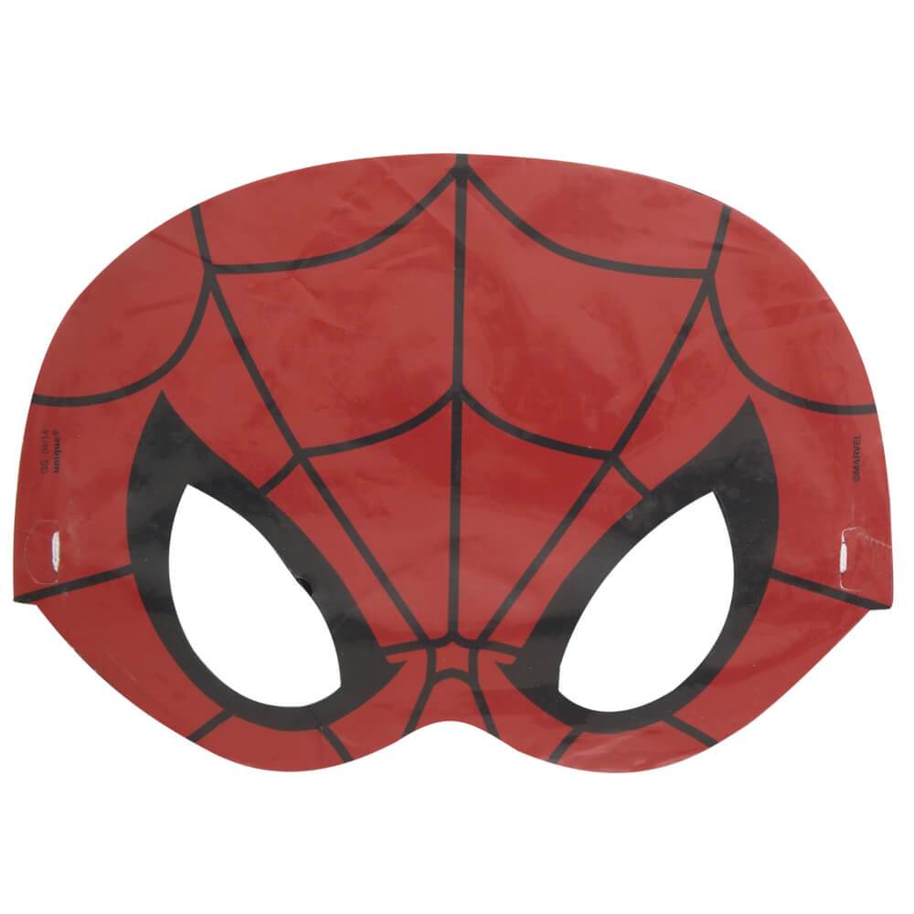 Party Masks 8ct, Spiderman 