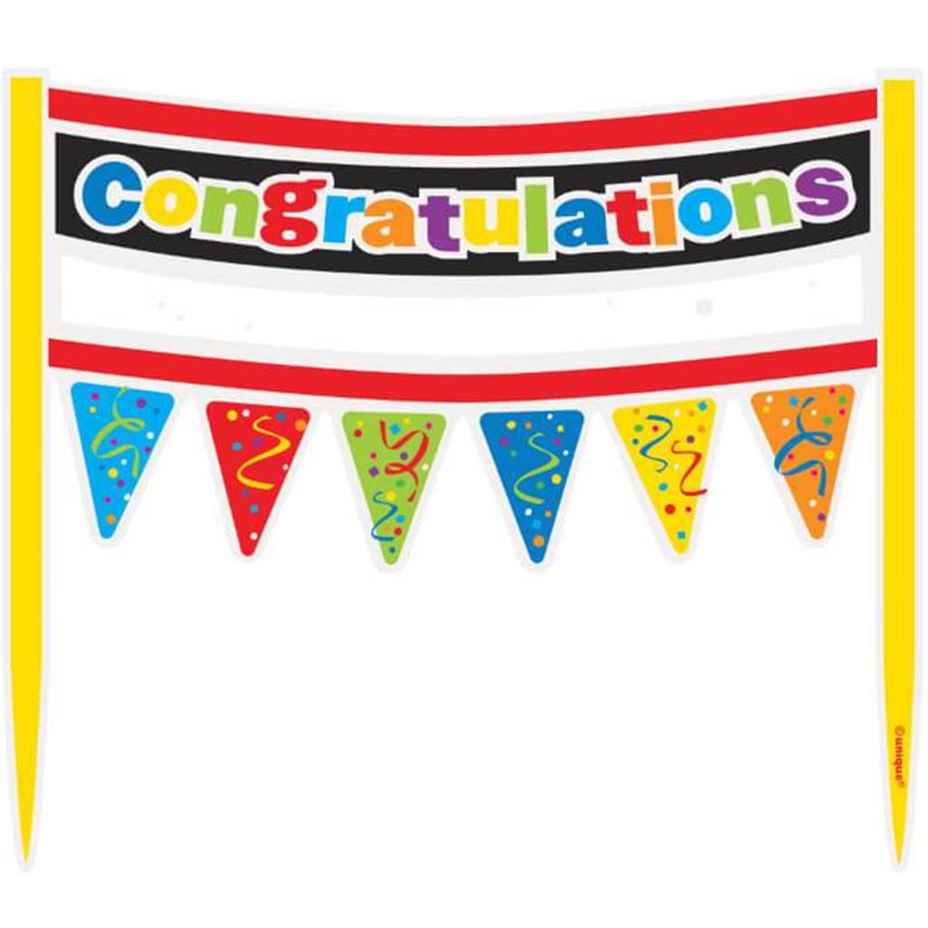 Cake Bunting Congratulations Confetti 