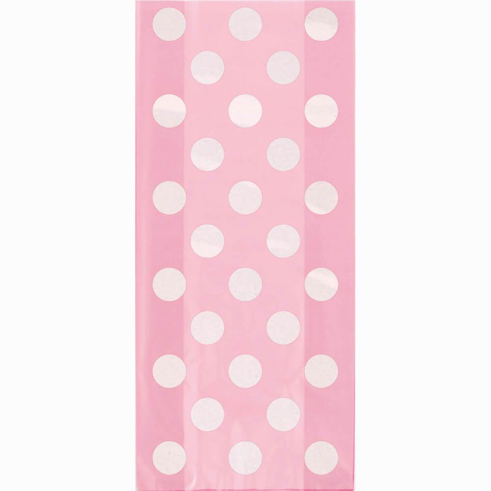 Cellophane Bags 20ct, Lovely Pink Dots 