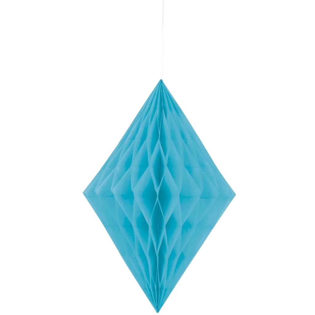 Tissue Paper Decoration 14in, Powder Blue Diamond 