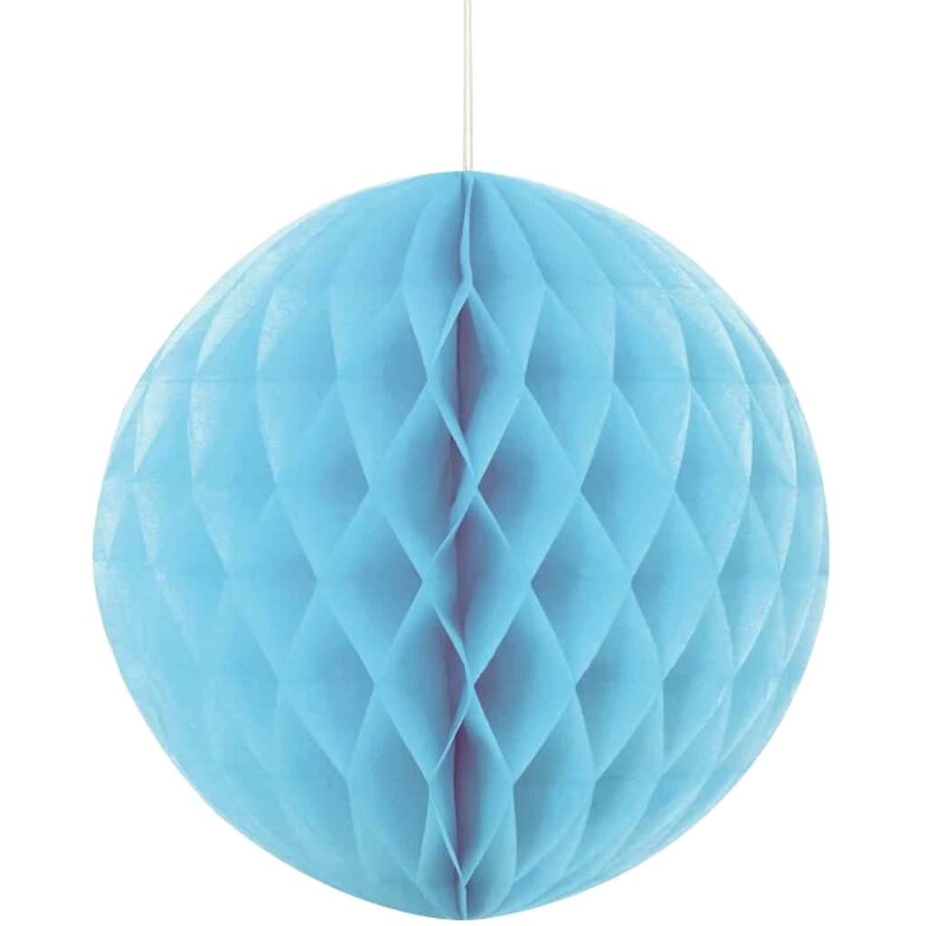 Honeycomb Ball 8in, Powder Blue 