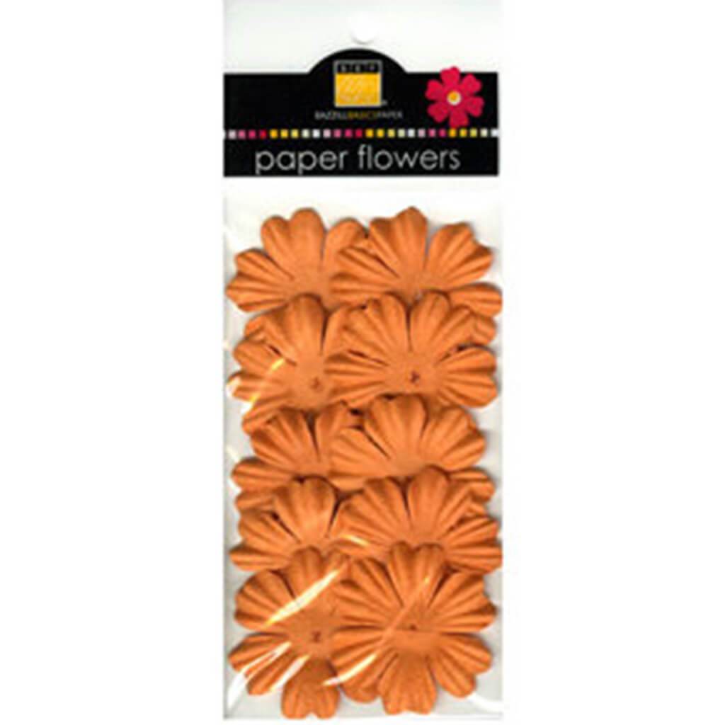 Crimsicle Paper Flower Bazzill Basics