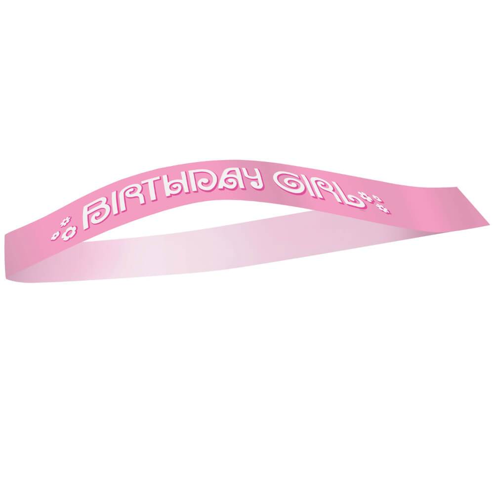 Satin Sash, Birthday Girl Deluxe 