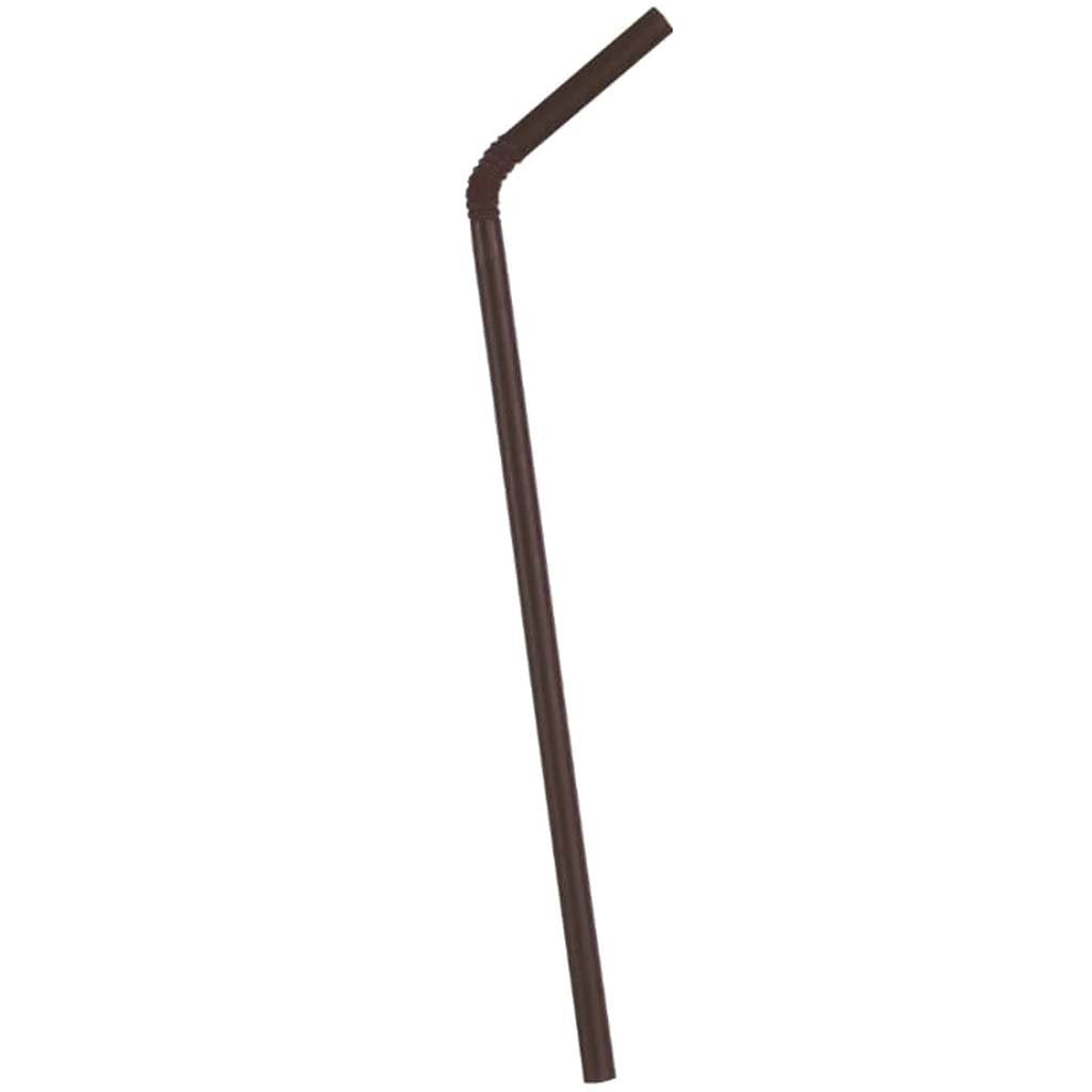 Flex Straws 50ct, Black Solid 