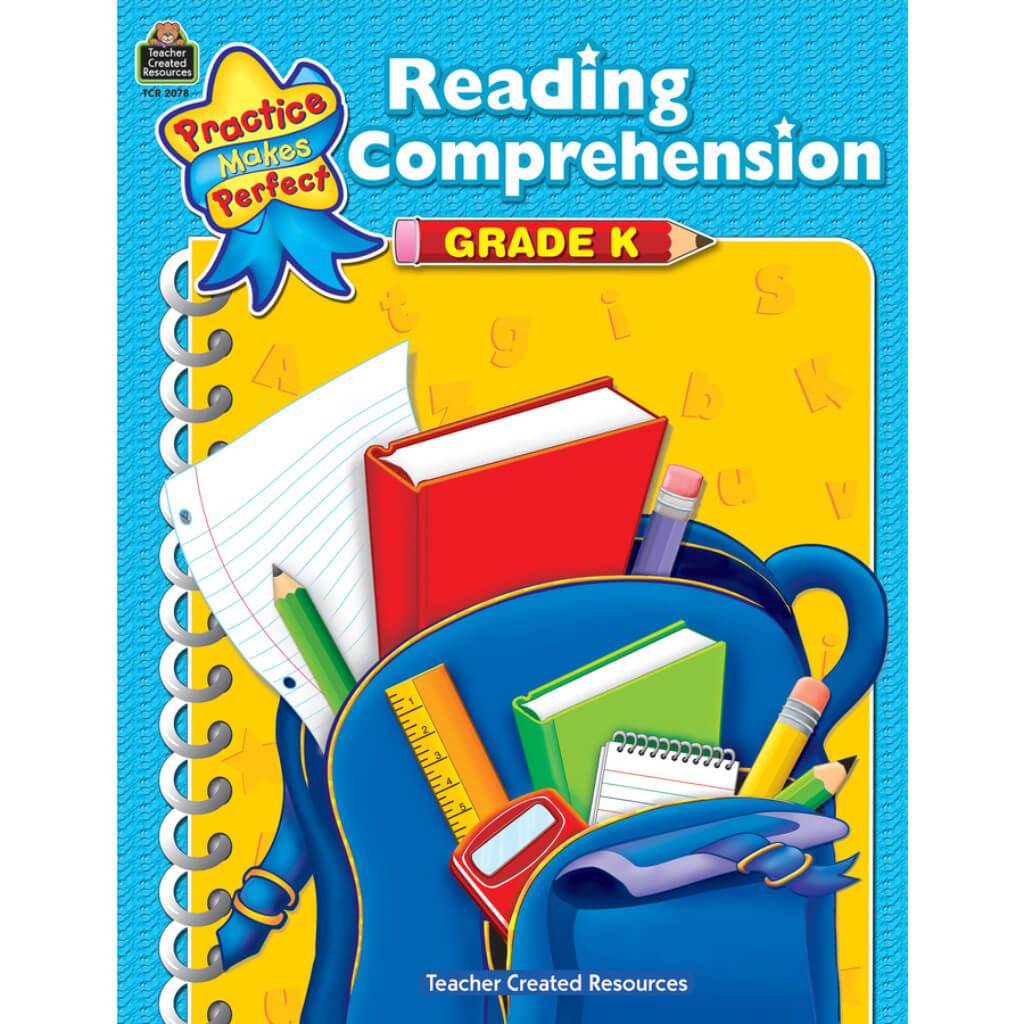 Reading Comprehension Book Grade K 